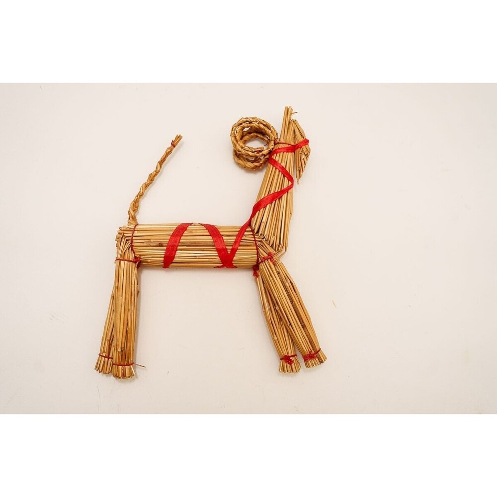 Swedish Norse Yule christmas goat holiday scandinavian straw